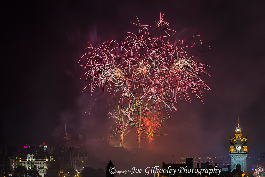 Virgin Money Edinburgh Festival Fireworks 2016 from Calton Hill