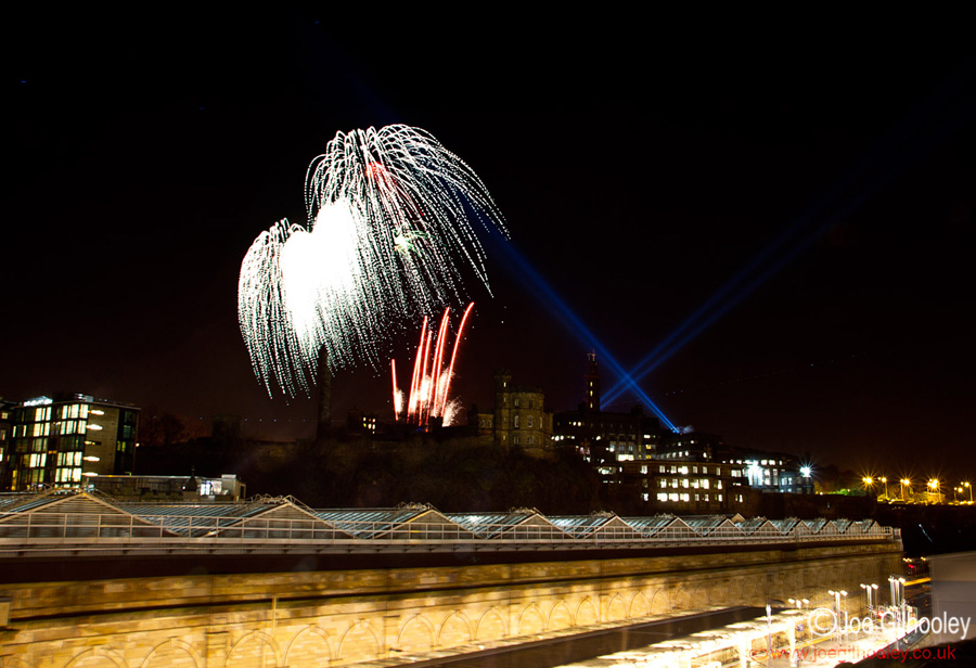 Fireworks Calton Hill Homecoming Scotland 2014 - 30th December 2013