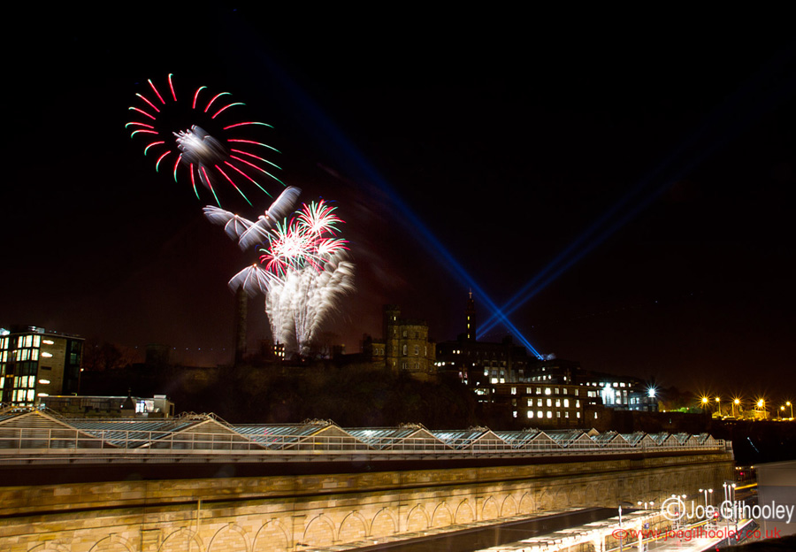 Fireworks Calton Hill Homecoming Scotland 2014 - 30th December 2013