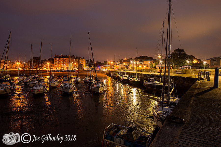 Fisherrow Harbour by Night