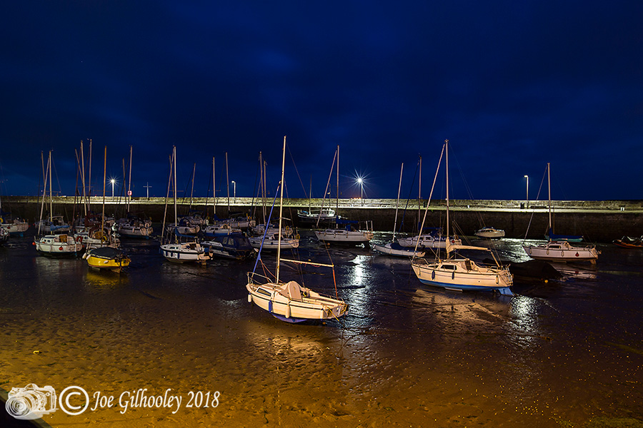 Fisherrow Harbour by Night