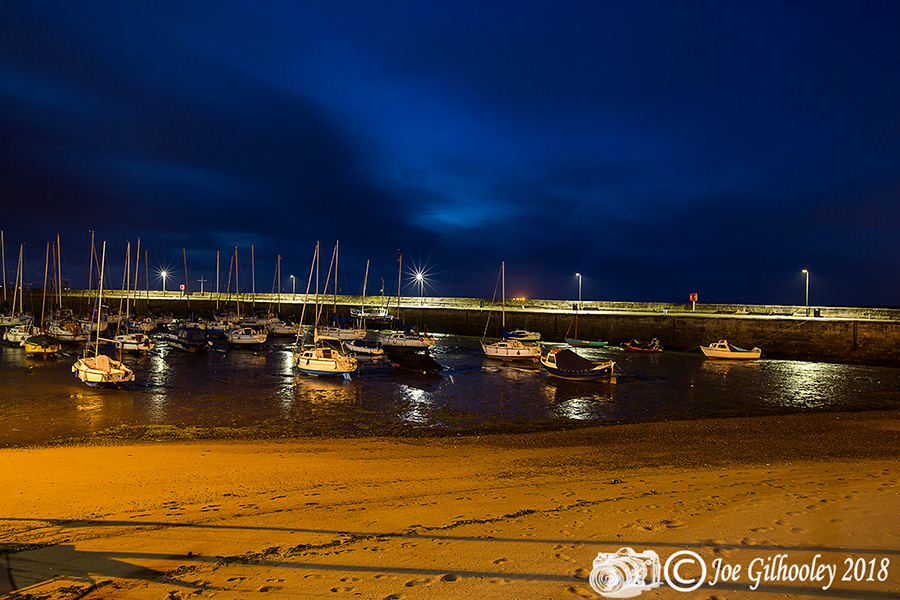 Fisherrow Harbour by Night
