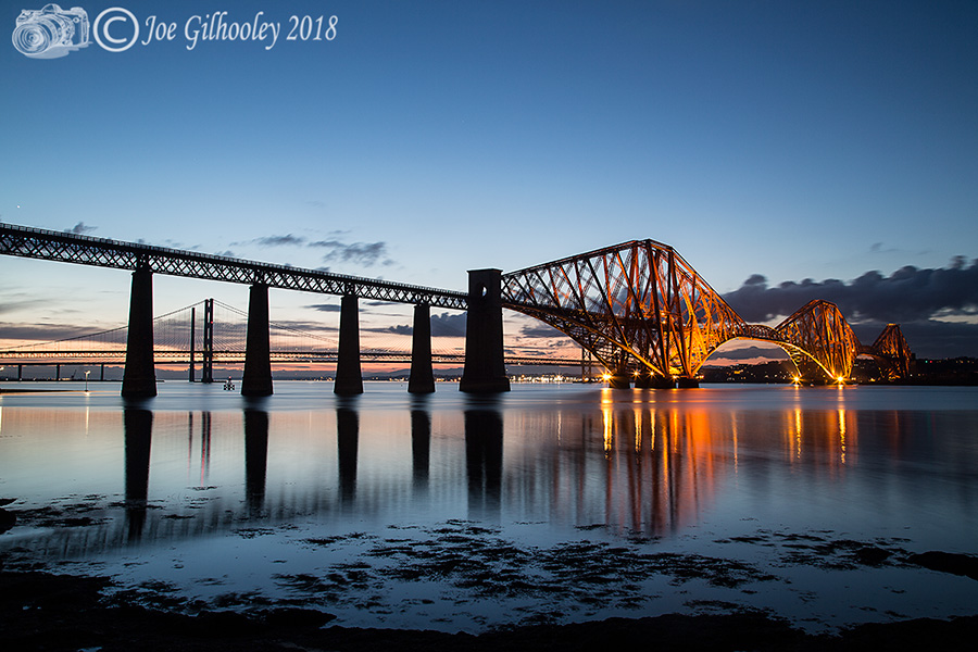Forth Bridge by night
