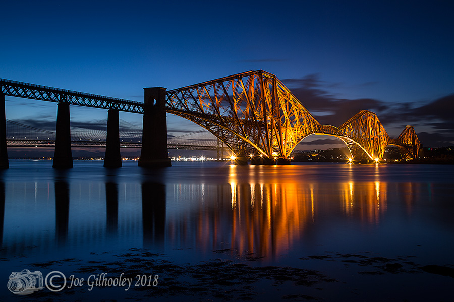 Forth Bridge by night