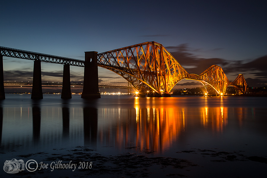 Forth Bridge by night
