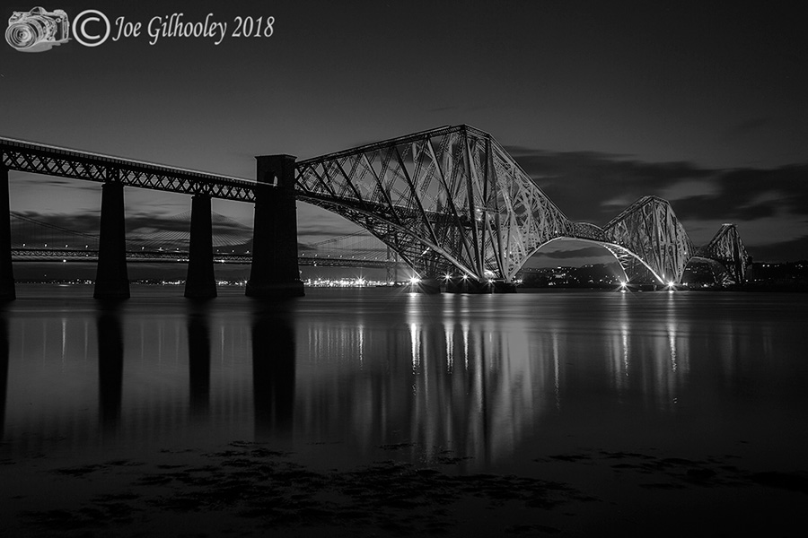 Forth Bridge by night