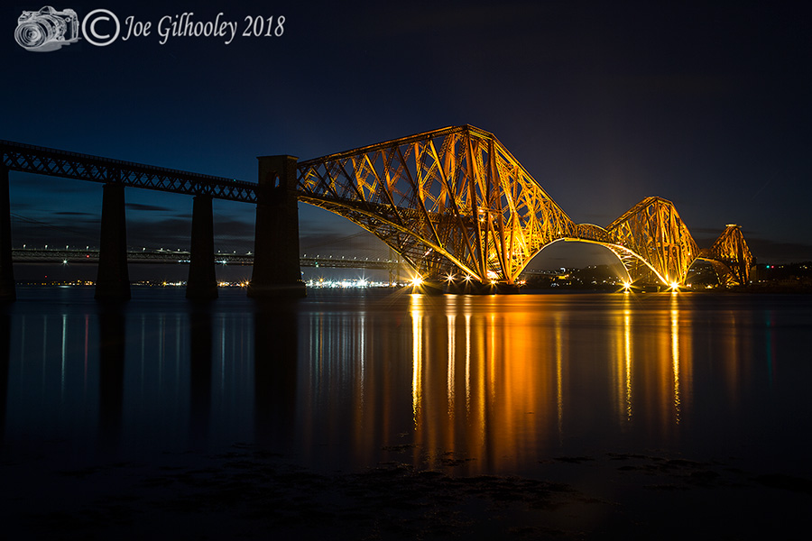 Forth Bridge by night