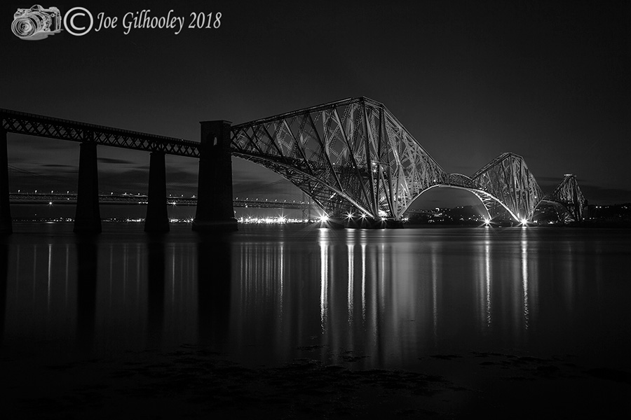 Forth Bridge by night