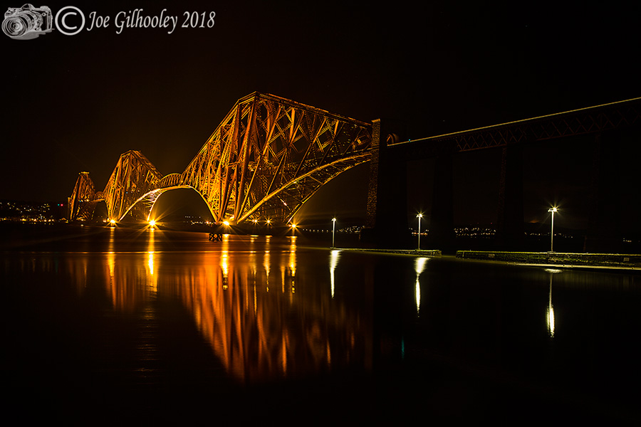 Forth Bridge by night