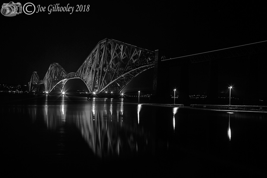 Forth Bridge by night