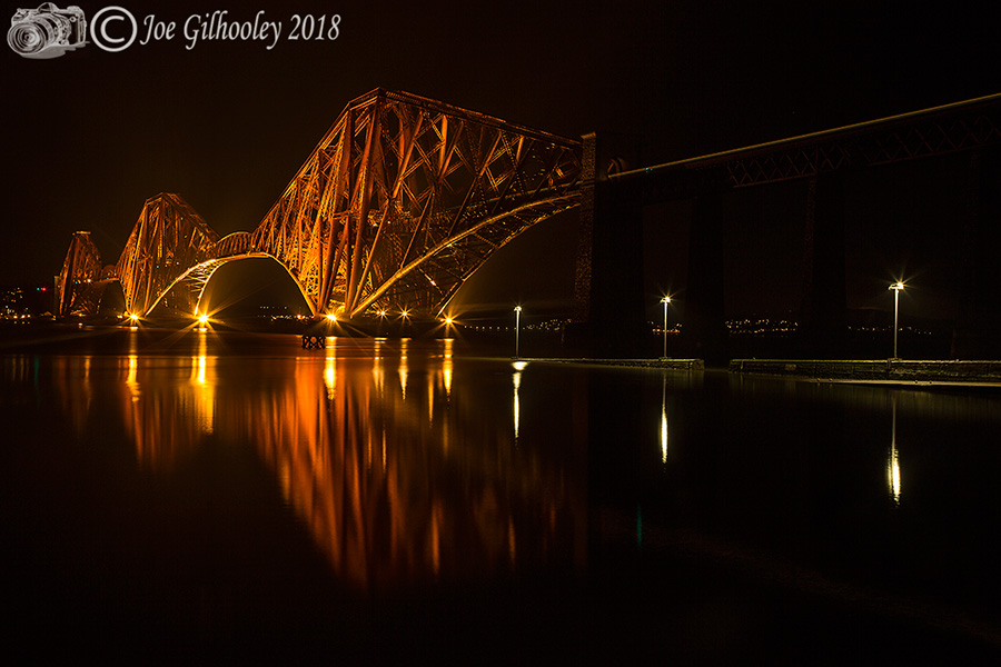 Forth Bridge by night