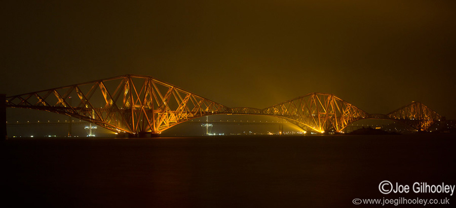 Forth Bridge in the fog