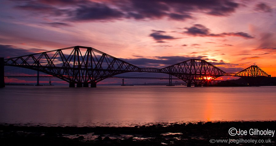 Joe Gilhooley Photography Forth Bridge Sunset