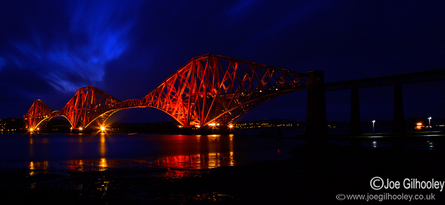 Forth Bridge at Night