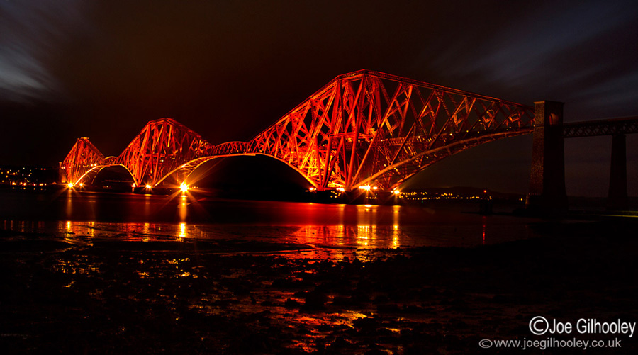 Forth Bridge at Night