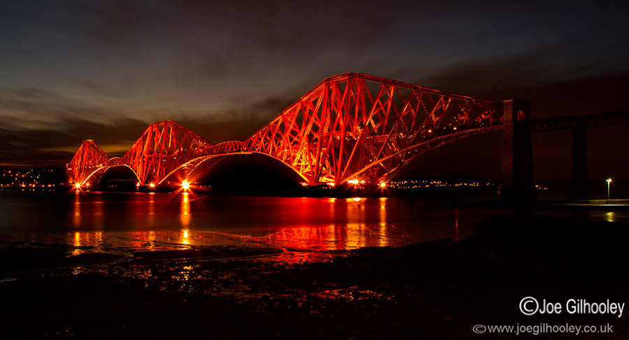 Forth Bridge at Night