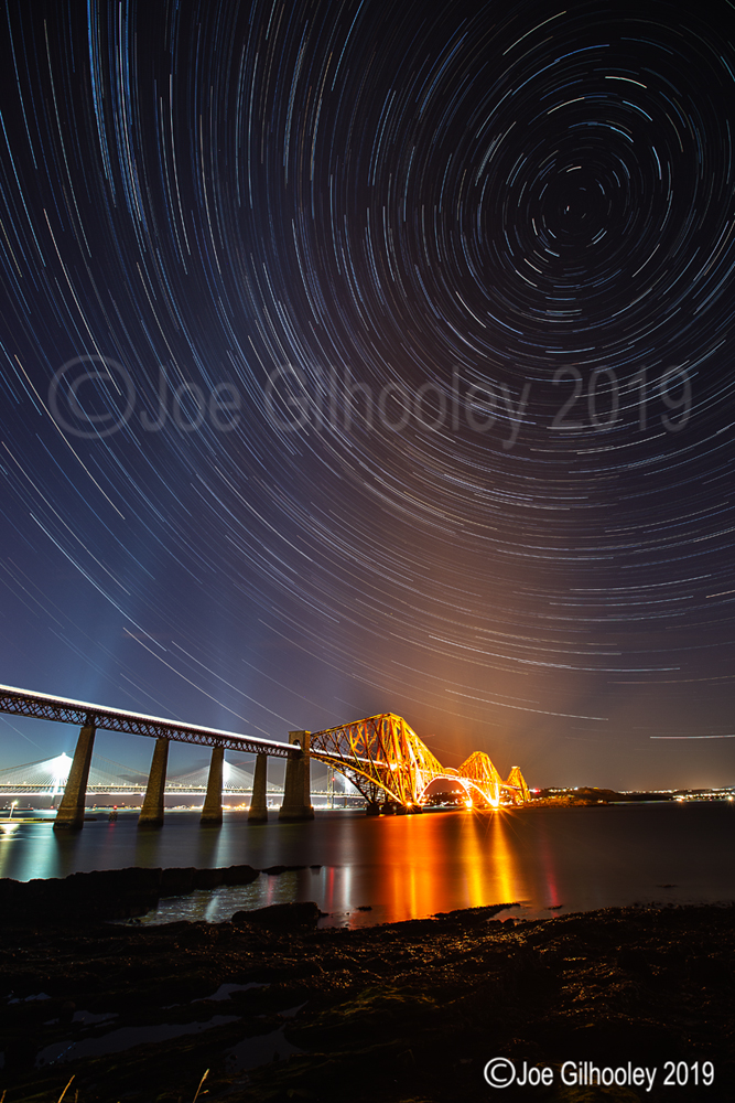 Forth Bridge Star Trails