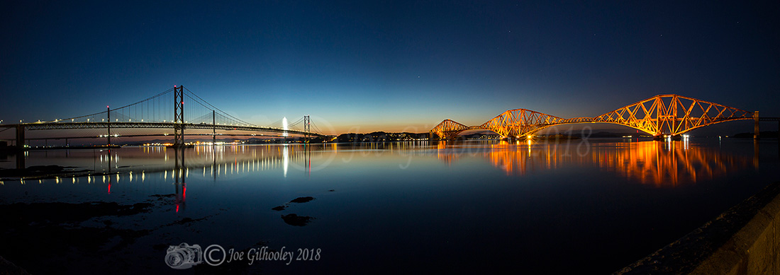 The Forth Bridge, The Forth Road Bridge and The Queensferry Crossing The Forth Bridge, The Forth Road Bridge and The Queensferry Crossing