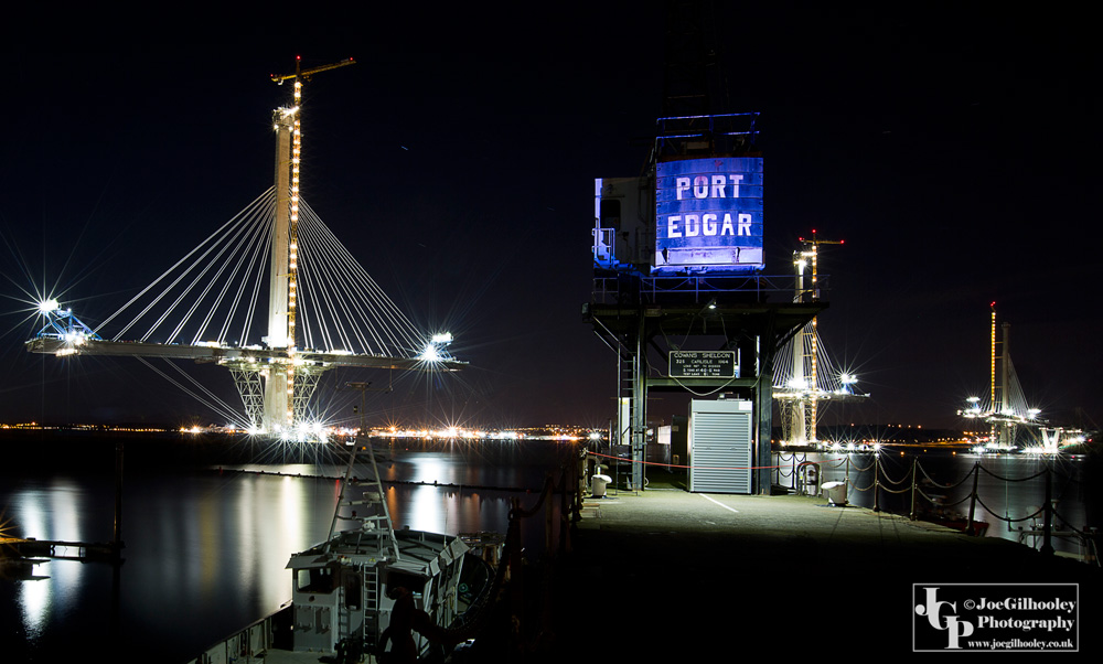 Queensferry Crossing under construction