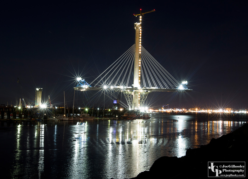 Queensferry Crossing under construction