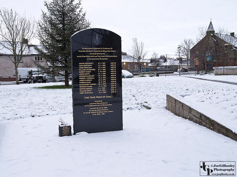 Joe Gilhooley Photography Bilston Glen Mining Memorial