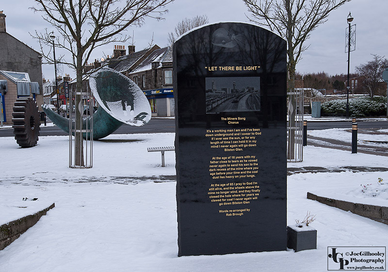 Joe Gilhooley Photography Bilston Glen Mining Memorial