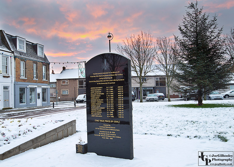 Joe Gilhooley Photography Bilston Glen Mining Memorial