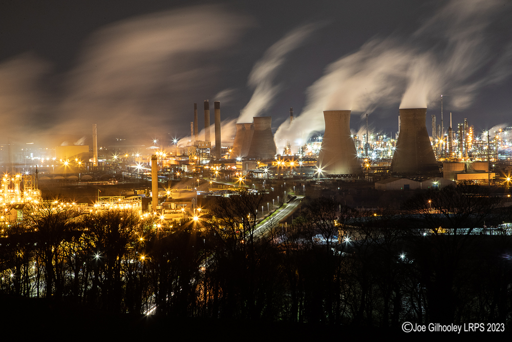Grangemouth Refinery by Night