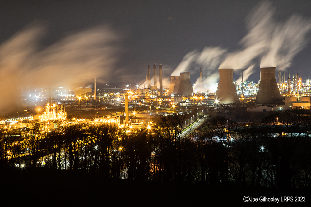 Grangemouth Refinery by Night