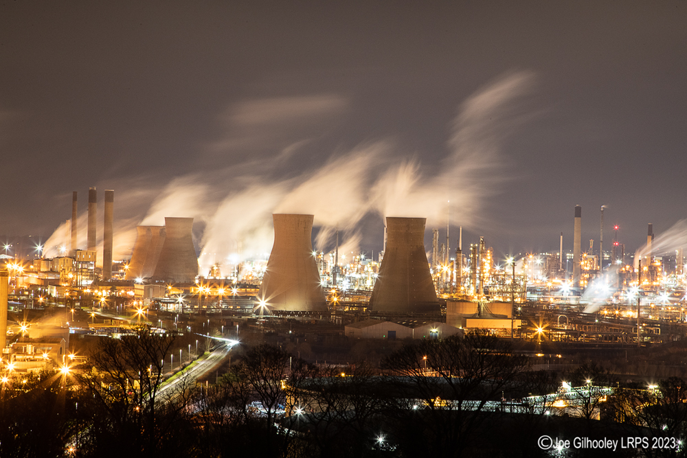 Grangemouth Refinery by Night