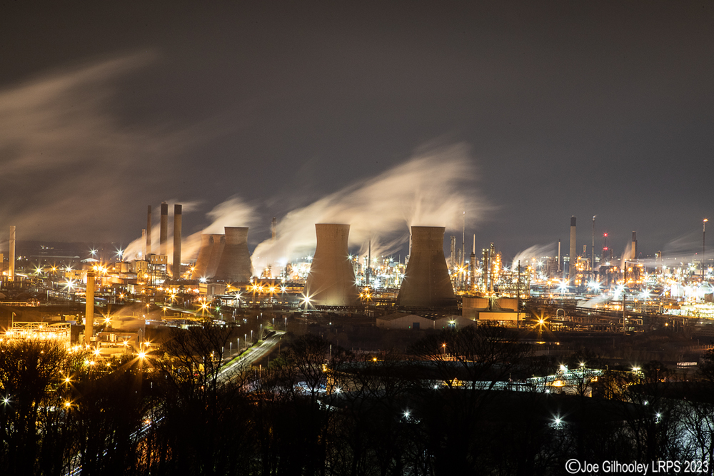 Grangemouth Refinery by Night
