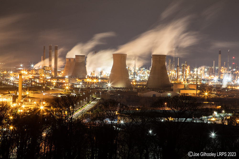 Grangemouth Refinery by Night