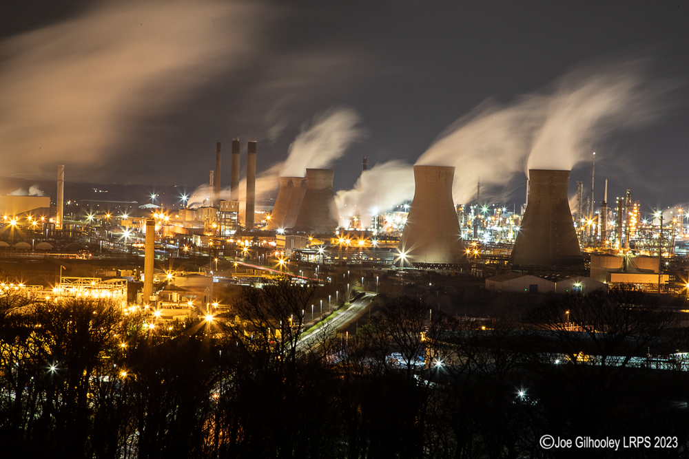 Grangemouth Refinery by Night
