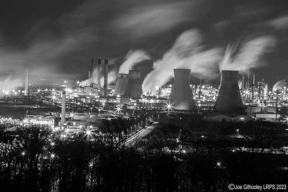 Grangemouth Refinery by Night