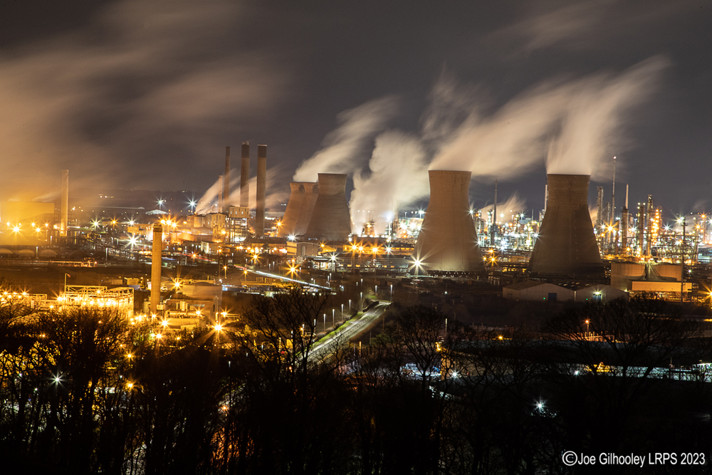 Grangemouth Refinery by Night
