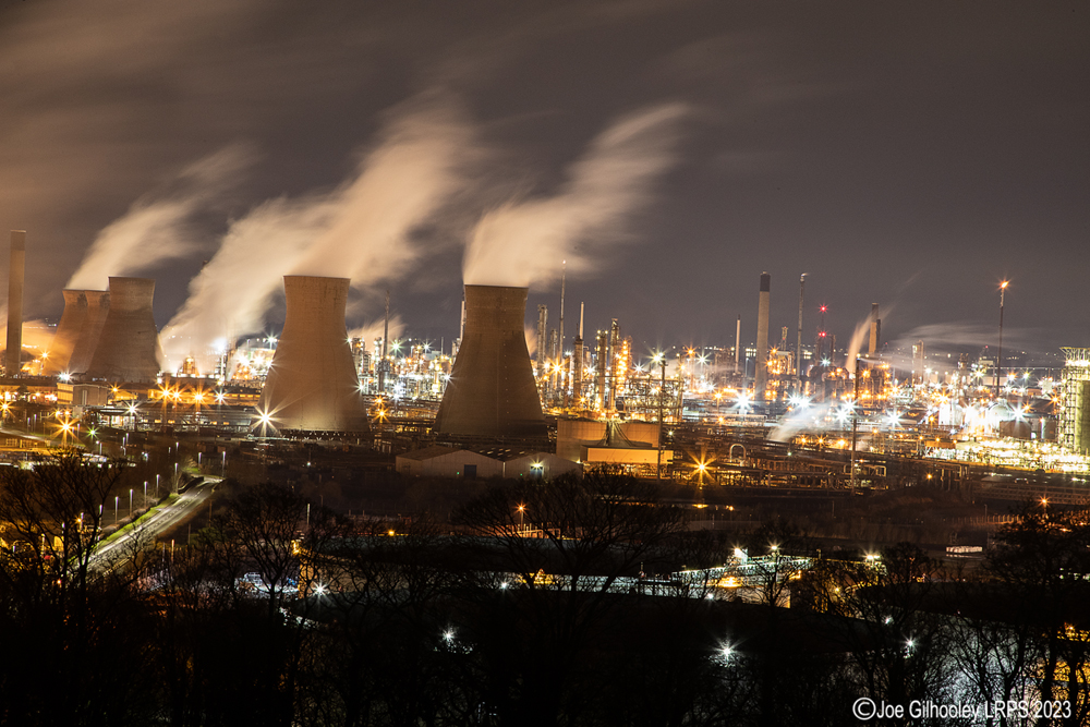 Grangemouth Refinery by Night