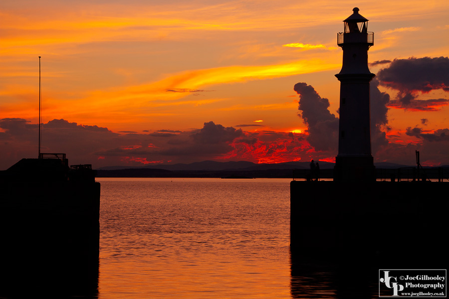 Newhaven Harbour Sunset