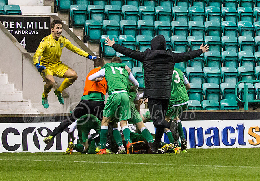 Hibernian v Celtic - Scottish Youth Cup Semi Final at Easter Road