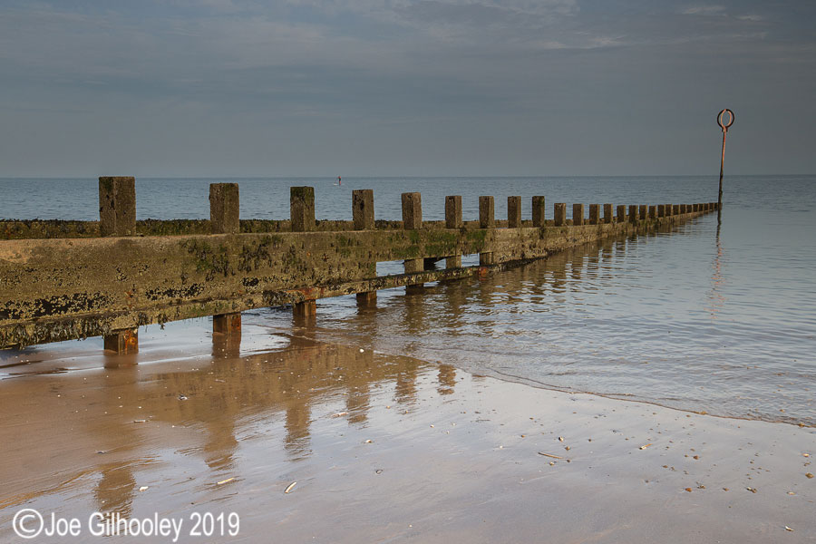 oppa Beach Tidal Barriers in the winter sunshine Joppa Beach Tidal Barriers in the winter sunshine