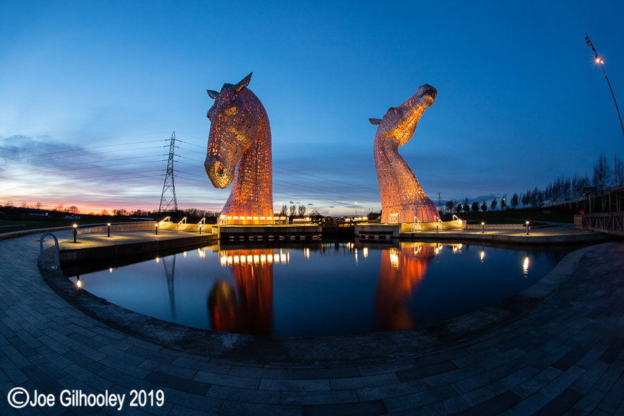 The Kelpies by Night