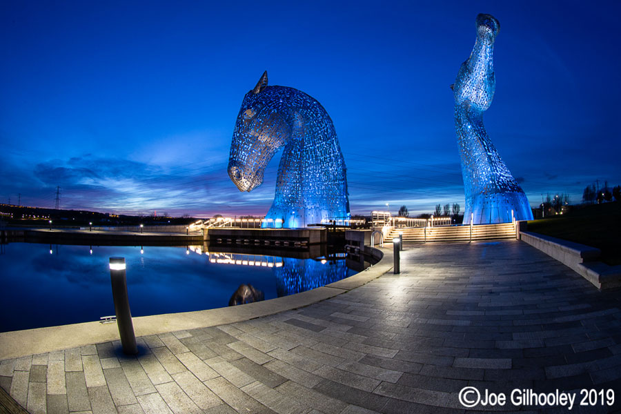 The Kelpies by Night