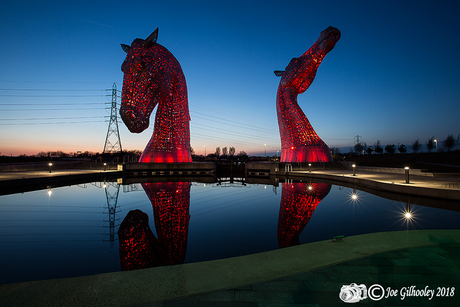 The Kelpies by Night