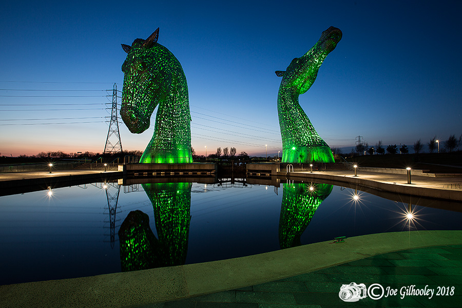 The Kelpies by Night