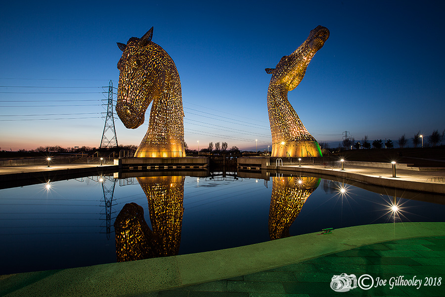 The Kelpies by Night
