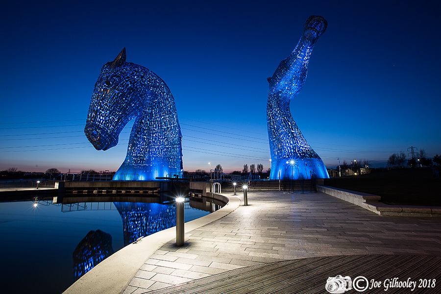 The Kelpies by Night