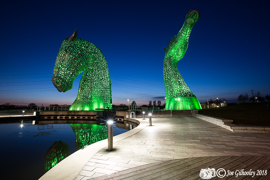 The Kelpies by Night