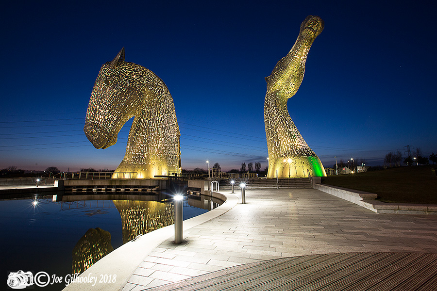The Kelpies by Night