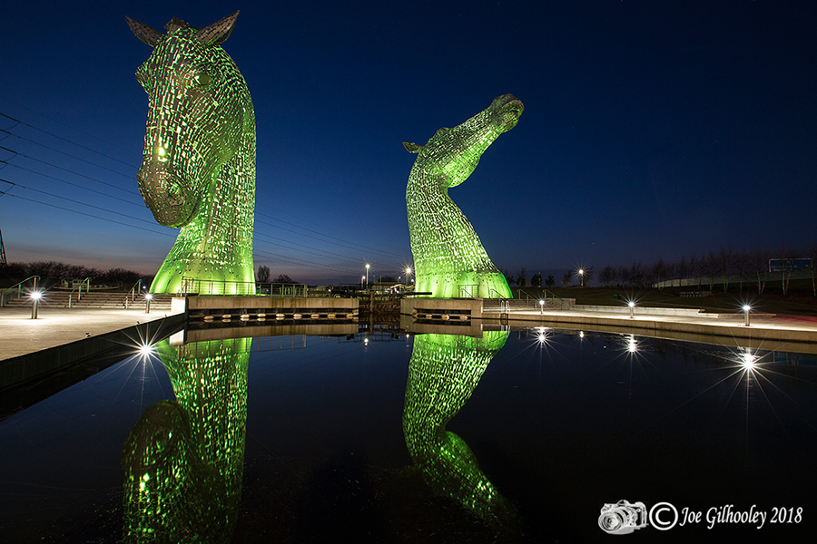 The Kelpies by Night