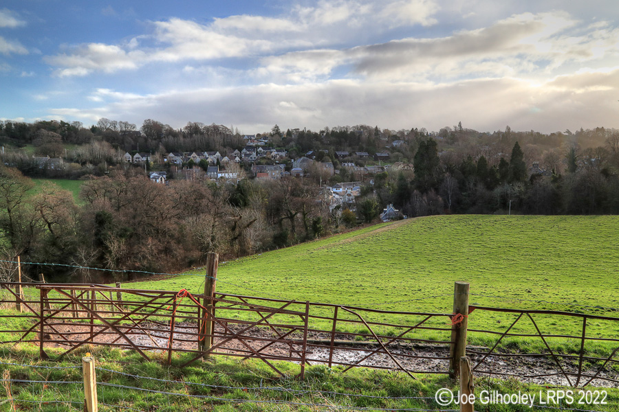 Views of Lasswade from Kings Acre