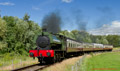 Steam Train on Bo'ness & Kinneil Railway 6th July 2014 